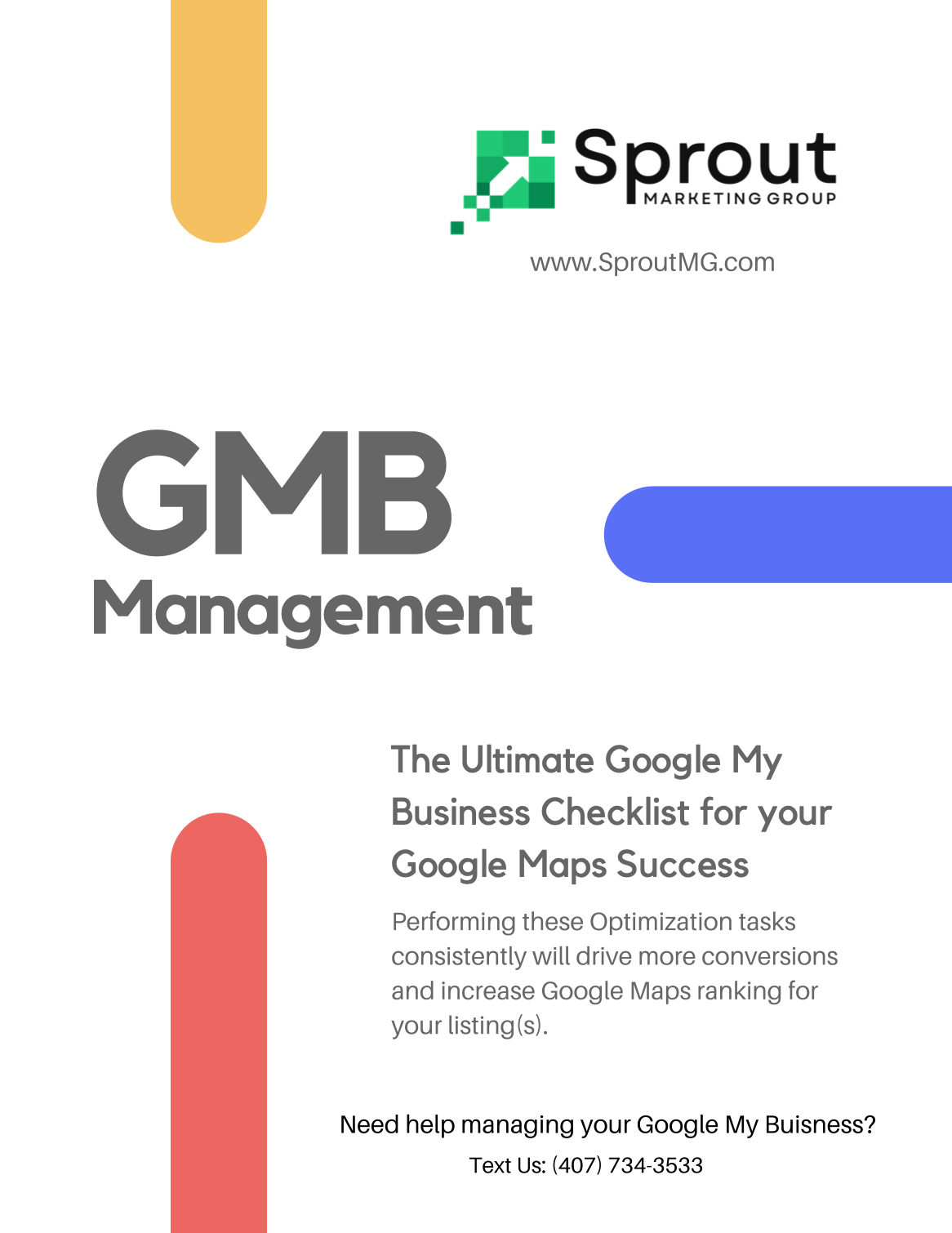 Google My Business Ultimate Checklist Front Page Image